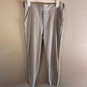 Athleta Women's Gray/ White Striped Joggers Size 10